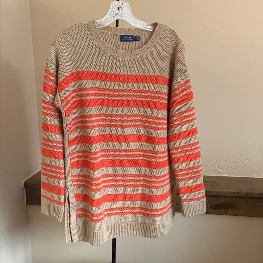 Ralph Lauren beautiful linen weave sweater.